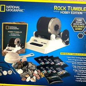 NIB National Geographic Rock Tumbler Hobby Edition